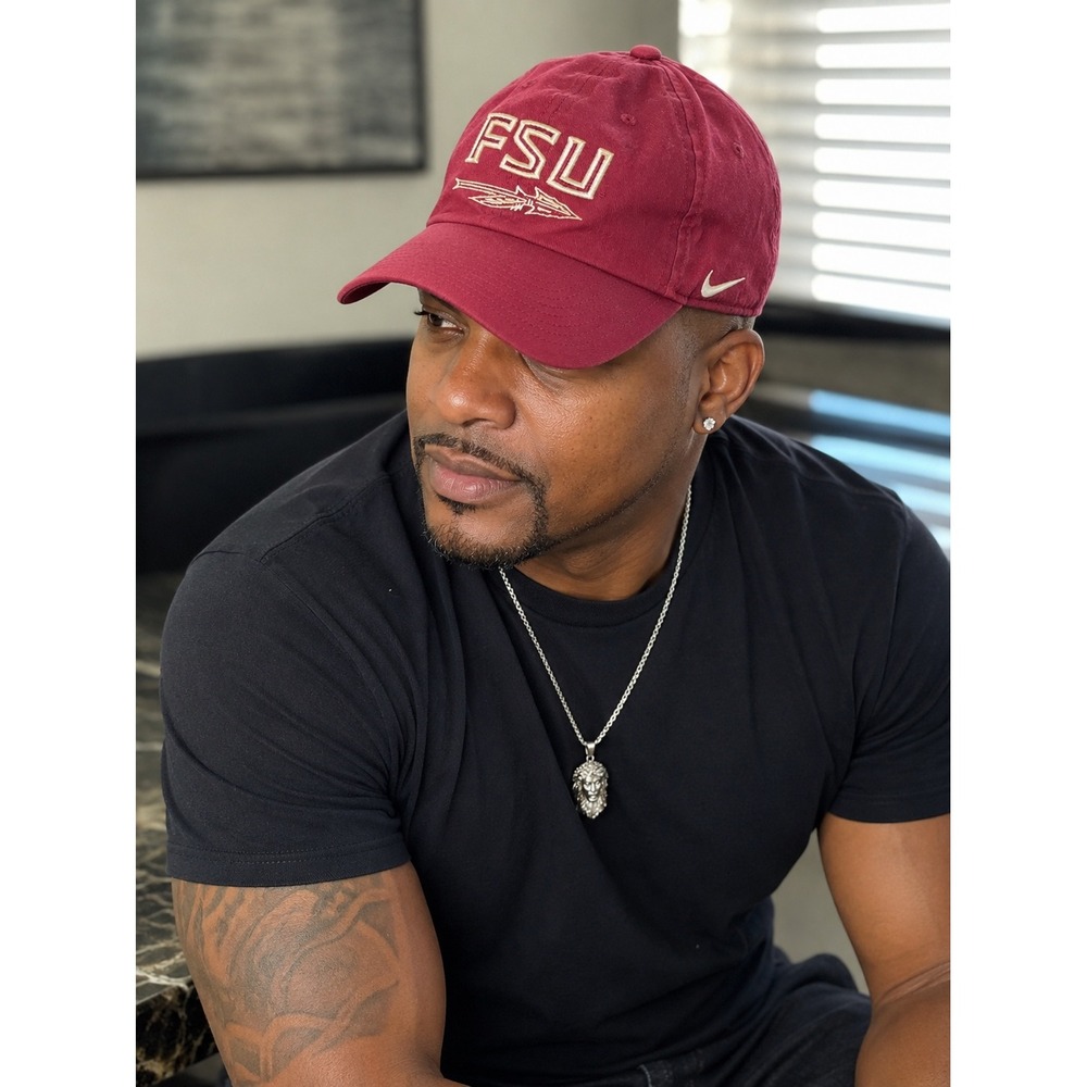 Nike Heritage86 FSU Seminoles Hat Mens Garnet Dri-FIT Adjustable Cap